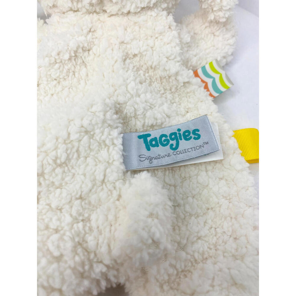 Mary Meyer Taggies Sherbet Lamb Plush Security Blanket Baby Lovey Satin Tags - Picture 8 of 9